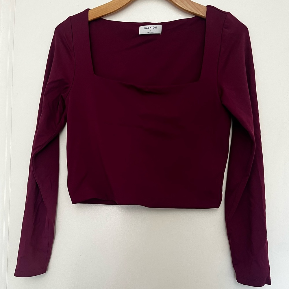Babaton Square Neck Crop